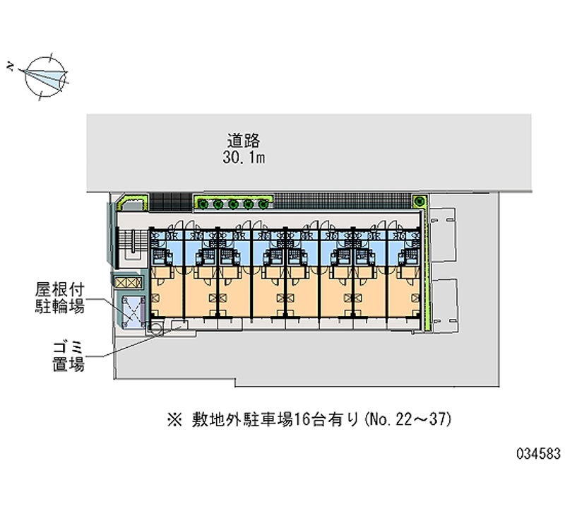 34583 bãi đậu xe hàng tháng