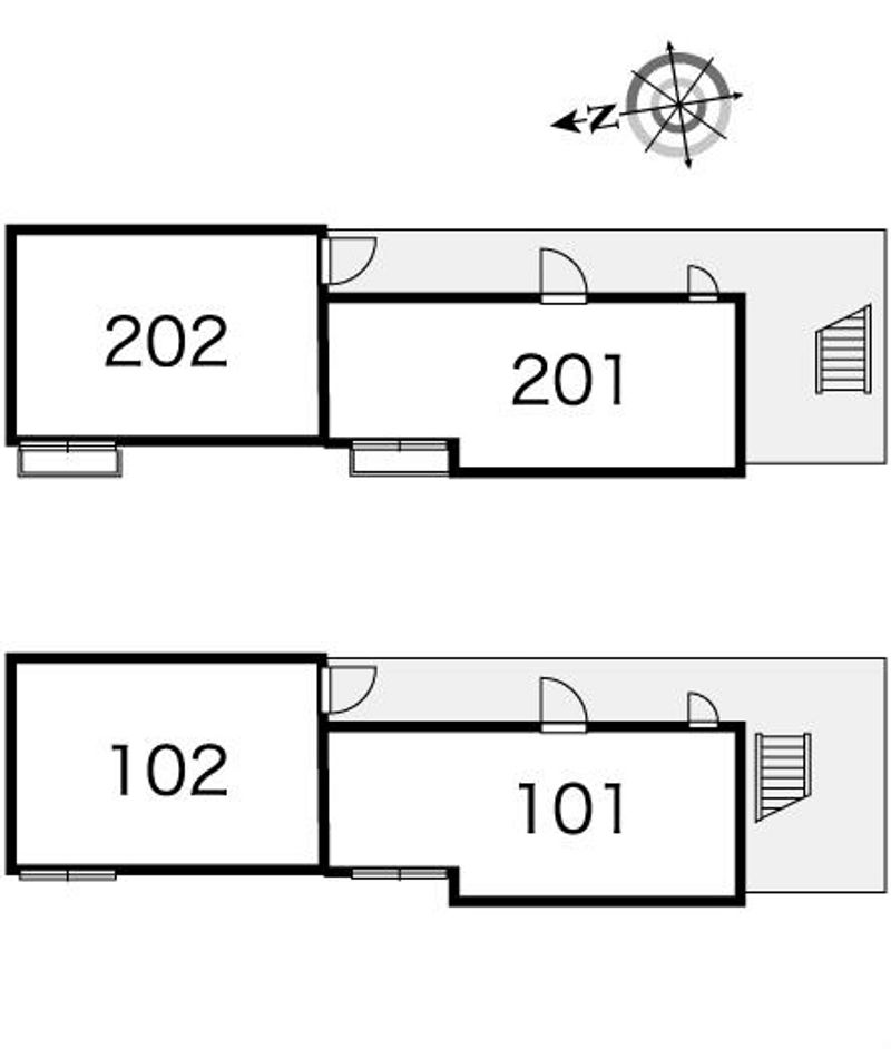 レオパレスウェリナ 間取り配置図