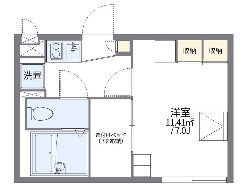 レオパレスＭＫコーポ 間取図