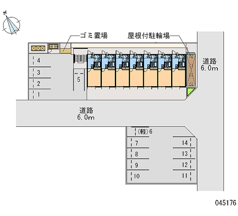 レオパレス阿保 月極駐車場