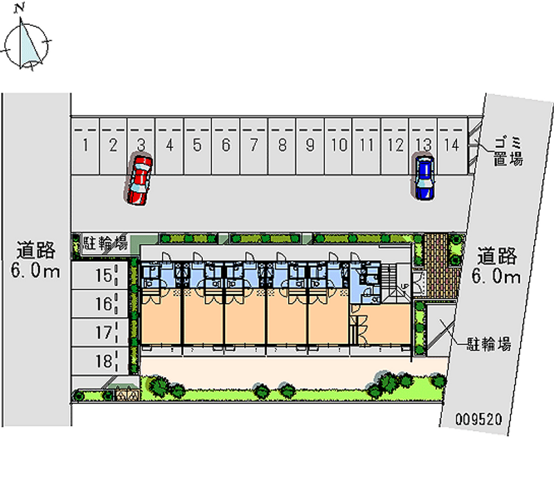 09520月租停車場