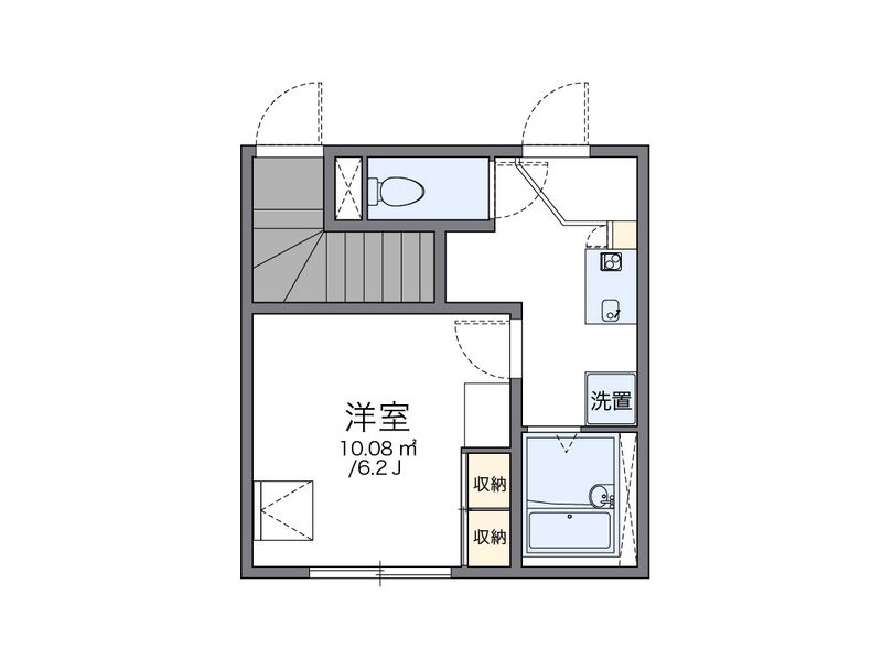 レオパレス有 間取図