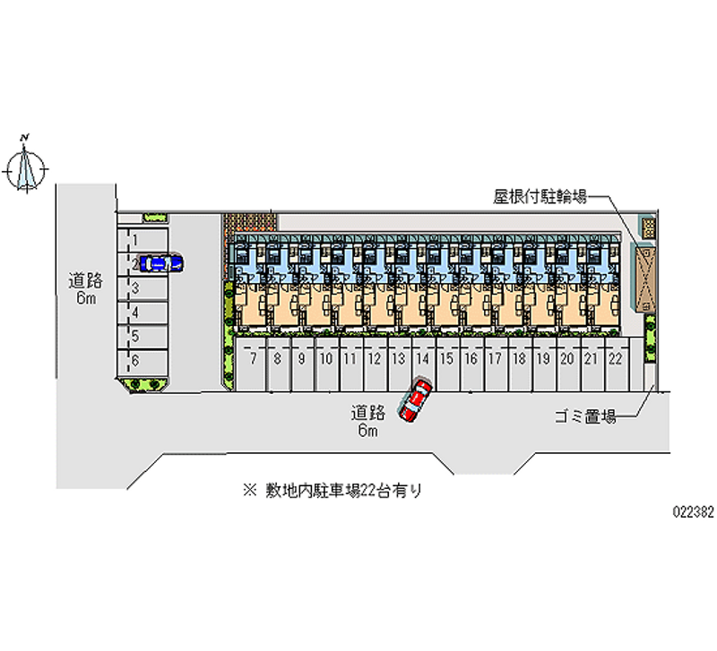 22382 bãi đậu xe hàng tháng