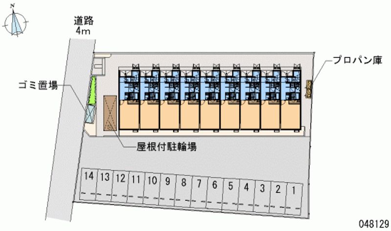 48129 Monthly parking lot