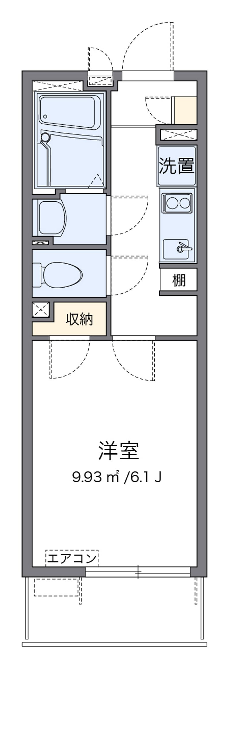 クレイノのぞみⅡ 間取図