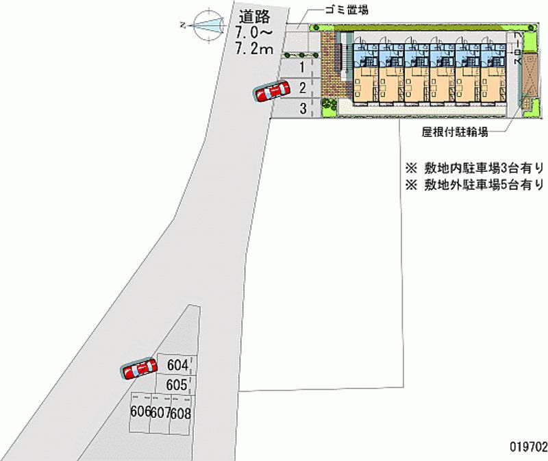 レオパレスぴゅあ 月極駐車場