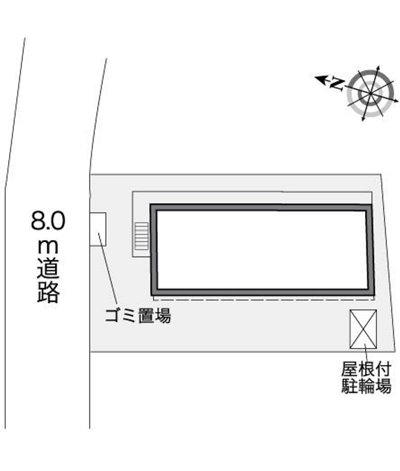レオパレス公郷 配置図
