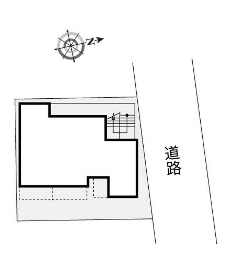 レオパレス西六郷 配置図