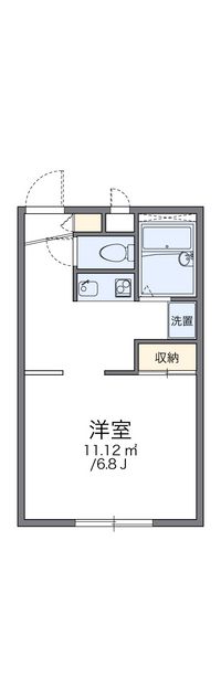 レオパレスアルファ 間取り図