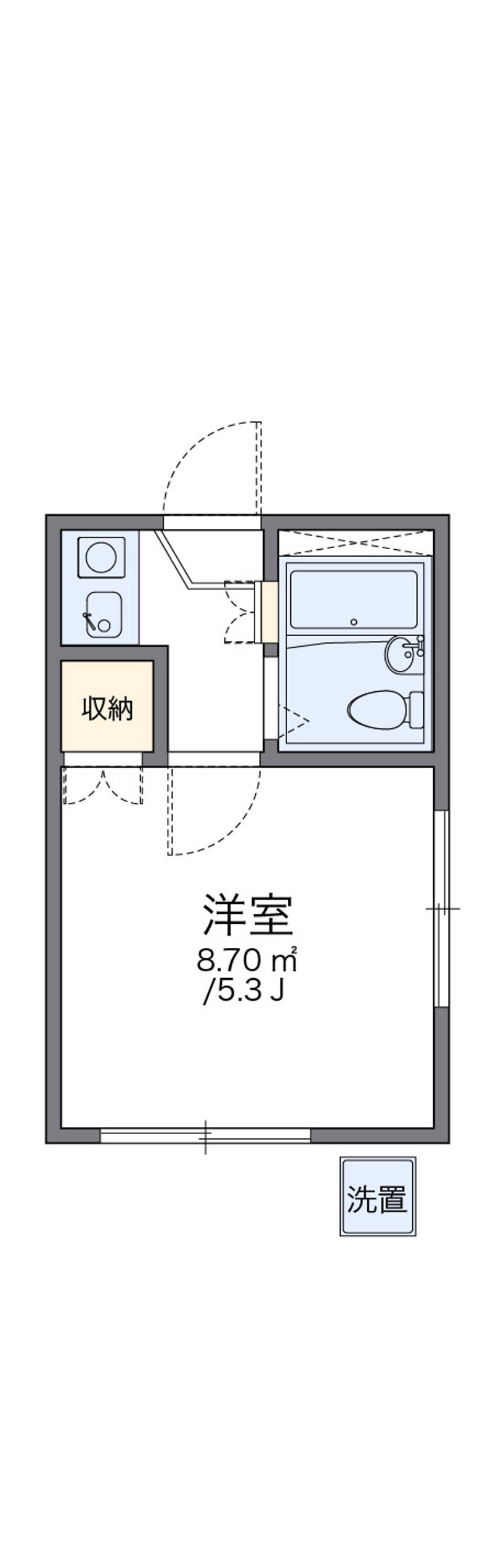 leopalace Horikiri Floor plan