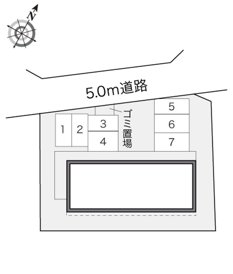 レオパレスメルベーユ 配置図