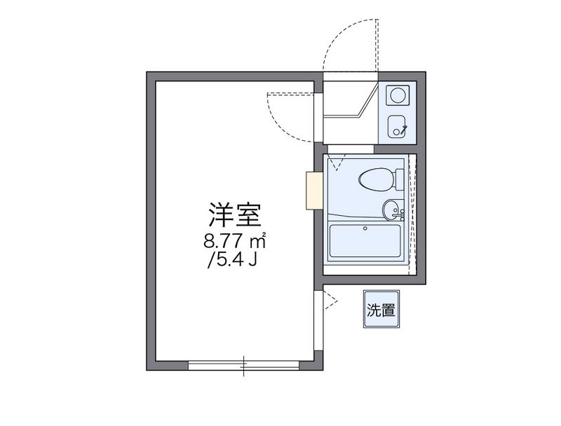 レオパレス東金町第５ 間取図