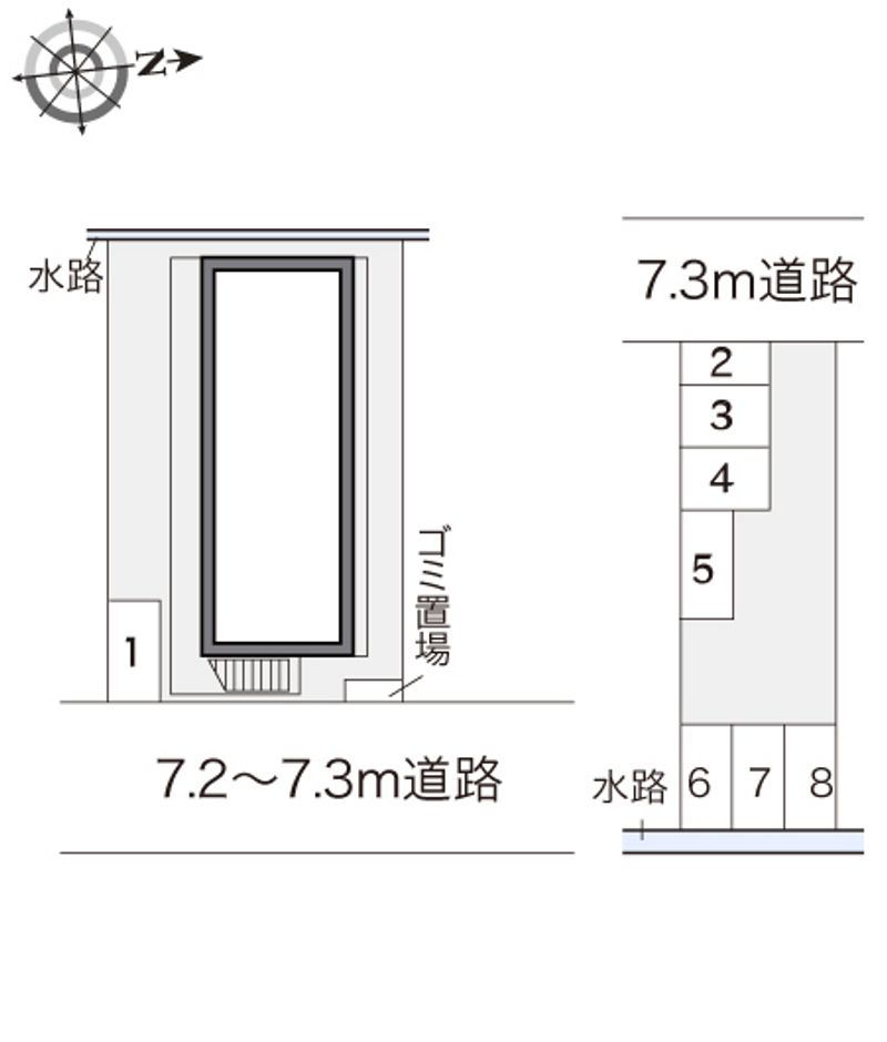 レオパレス岩栄 配置図