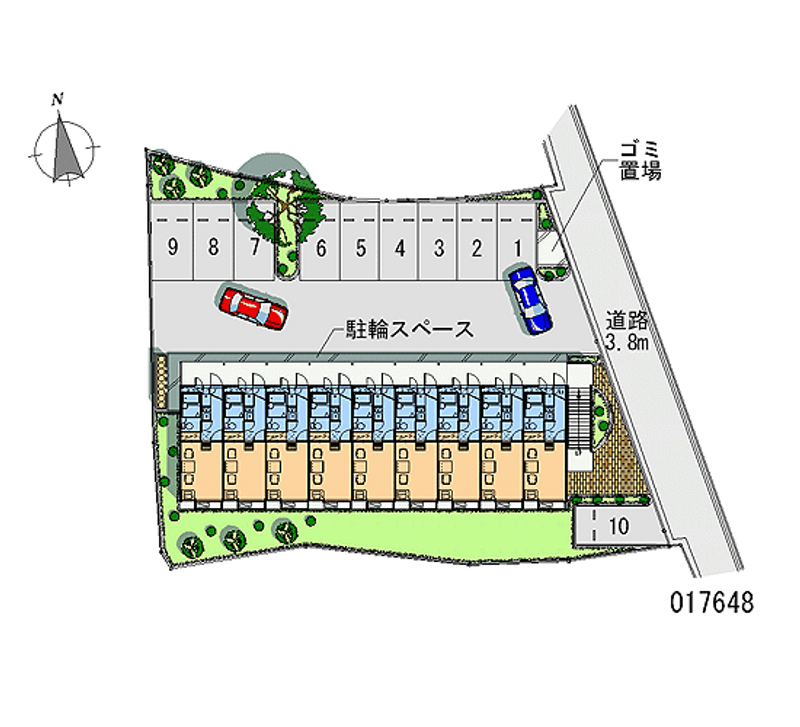 17648 Monthly parking lot