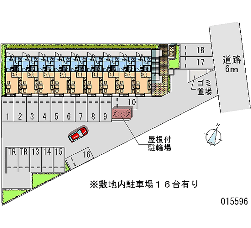 15596 Monthly parking lot