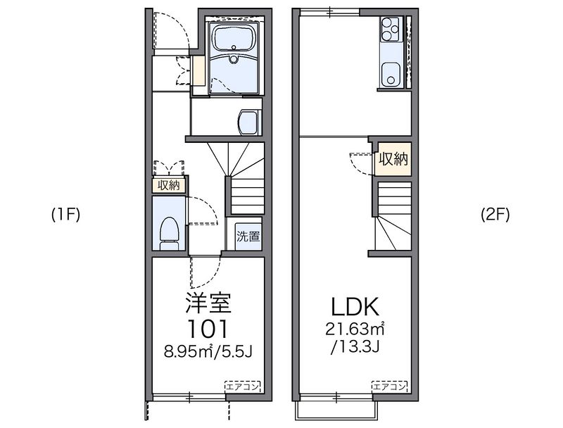 レオネクストソラリア 間取図