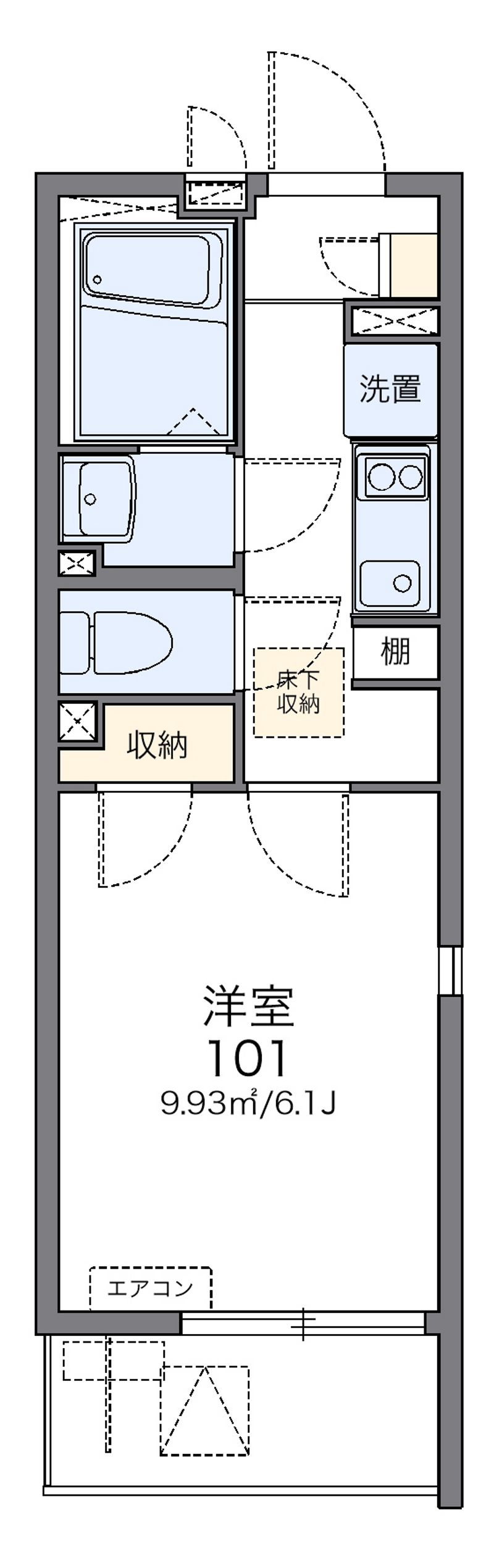 レオネクスト黒崎中央 間取図
