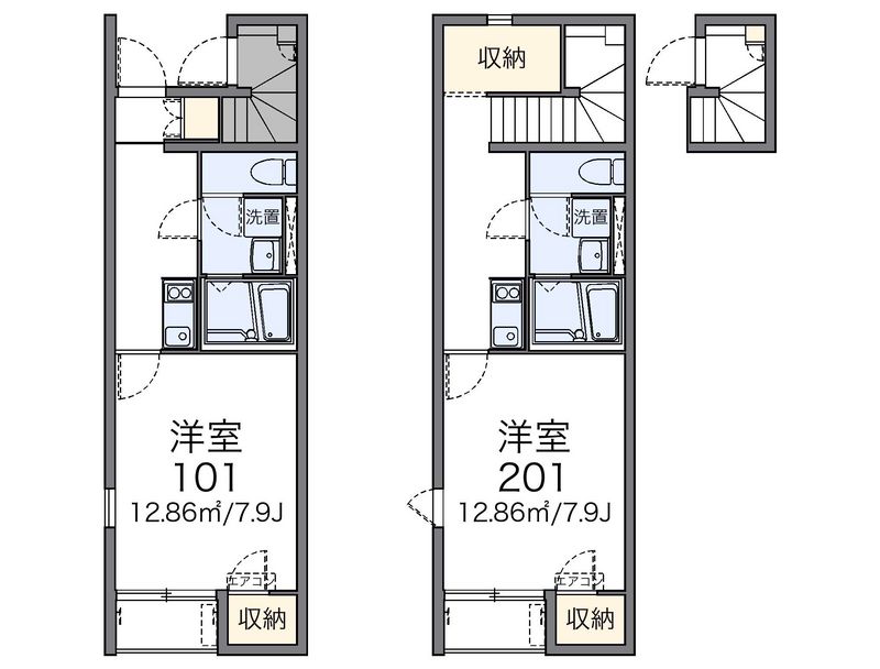 レオネクストシャン　フルール 間取図