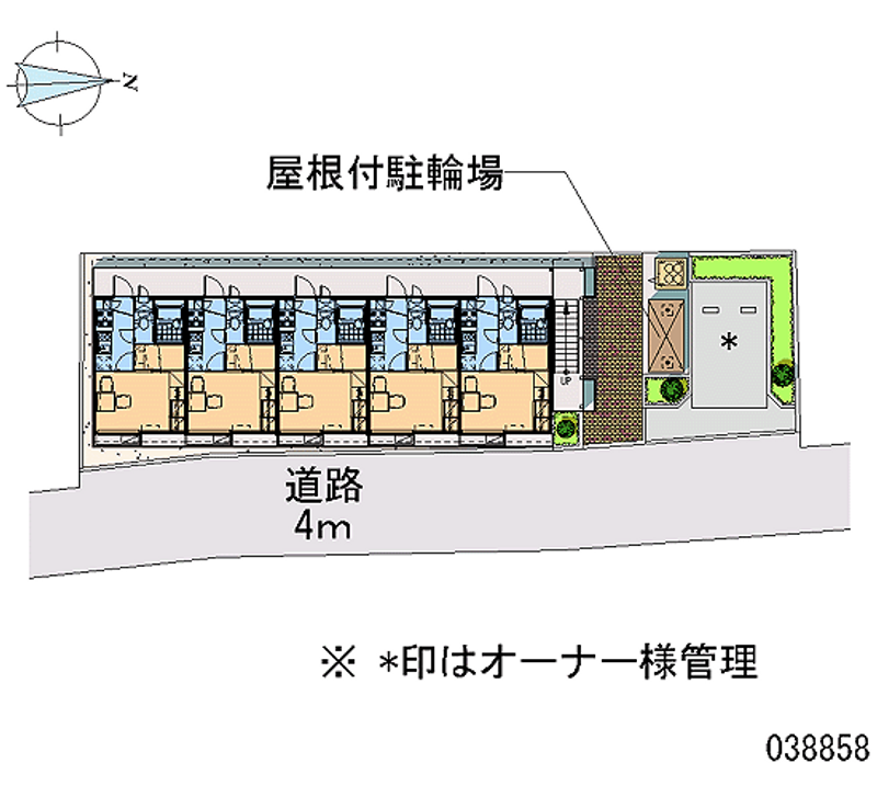 レオパレスドミールⅣ 区画図