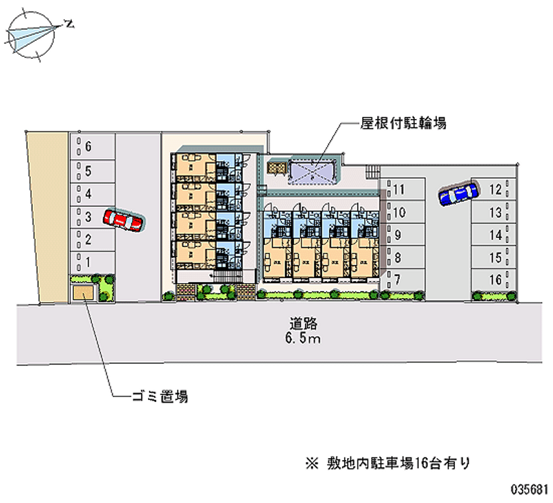 35681 Monthly parking lot