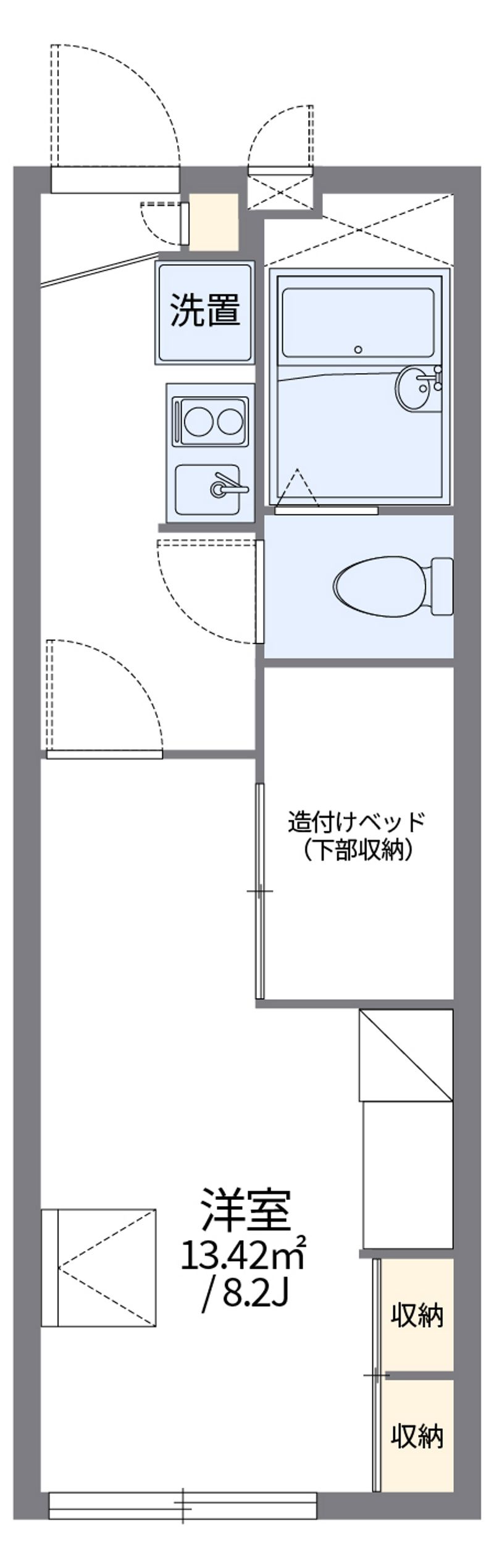 レオパレスＤＲＥＡＭⅡ 間取図