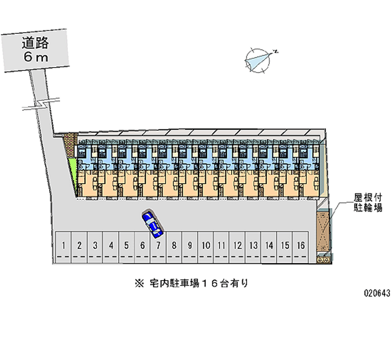 20643月租停车场