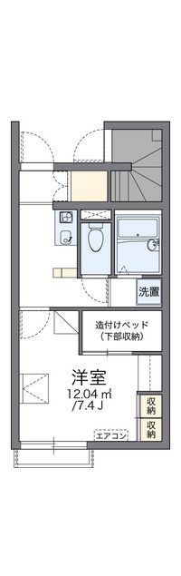 レオパレスＨＡＫＵＢＡ 間取図