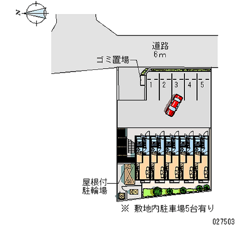 27503 bãi đậu xe hàng tháng