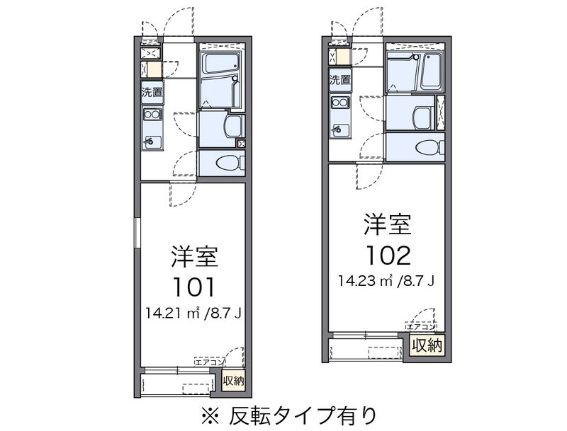 クレイノ郁 間取図