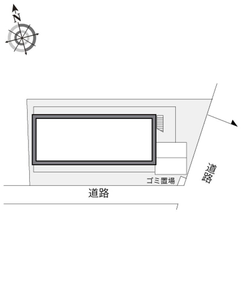 レオパレス仲宿 配置図