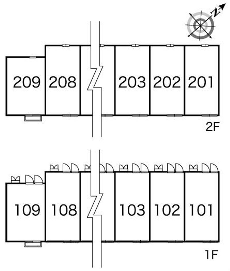レオパレスＬｅＭｏｎｄｅ 間取配置図