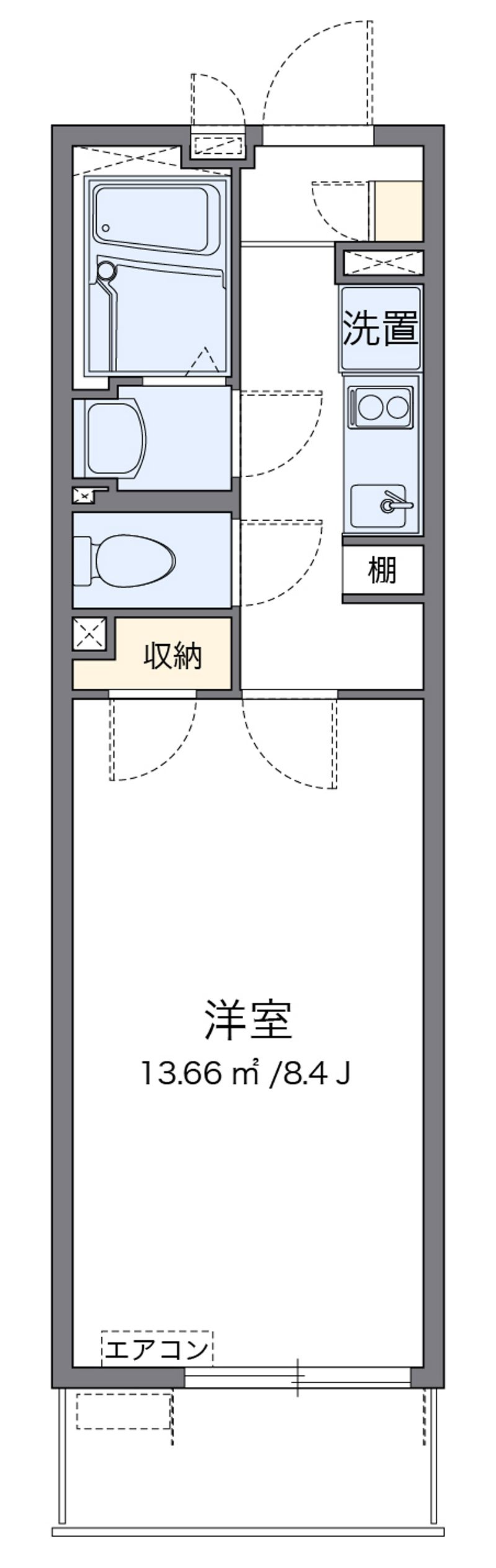 クレイノプレシャス　ＳＲＫ 間取図