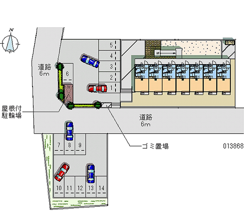 13868 bãi đậu xe hàng tháng