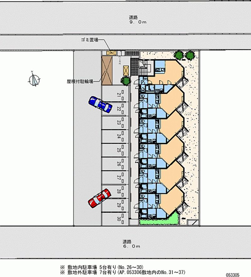 53305 Monthly parking lot