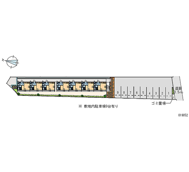 レオパレス清恵Ⅱ 月極駐車場