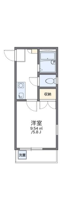 レオパレス中野第６ 間取り図