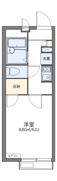 レオパレス華 間取り図