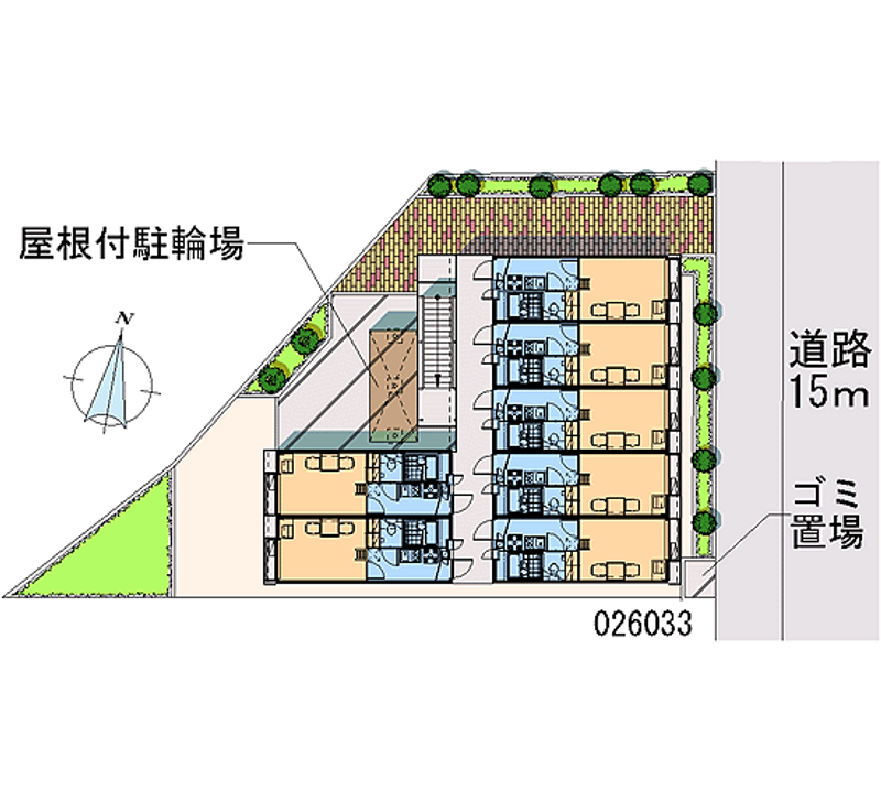 レオパレスレーべンス　シュロス 区画図