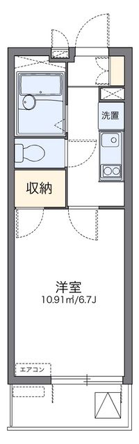 レオパレスサンライズ飯島 間取り図