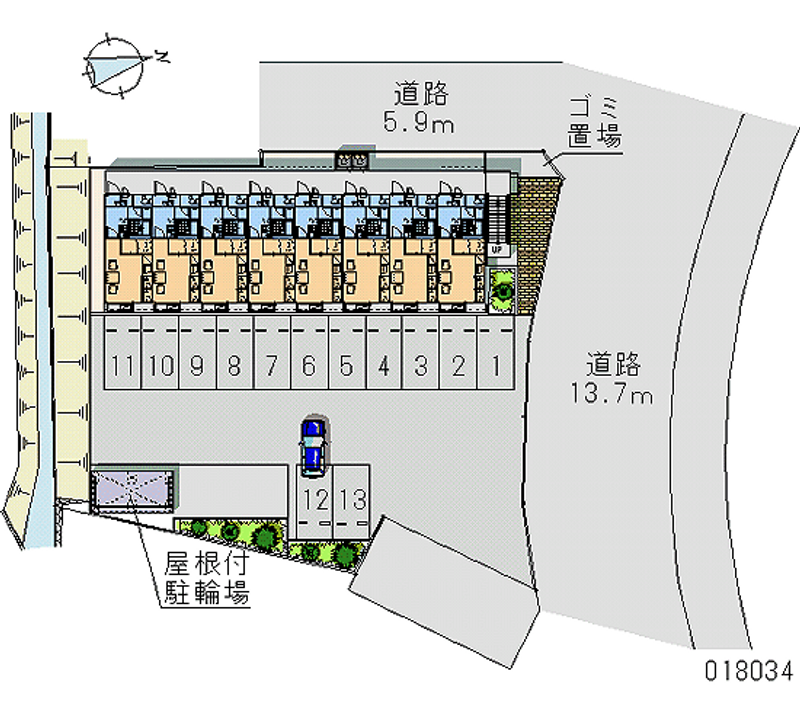 18034月租停车场