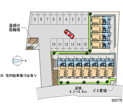 20775 Monthly parking lot