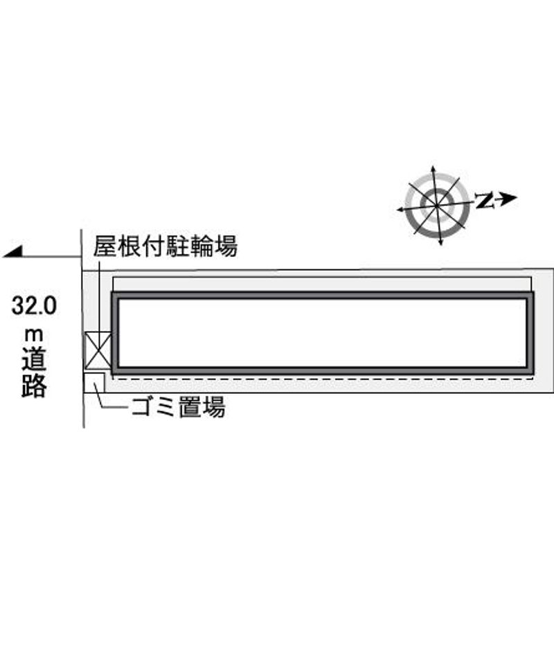 レオパレスプラド岩塚 配置図