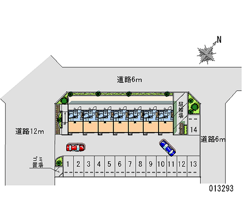 13293 Monthly parking lot