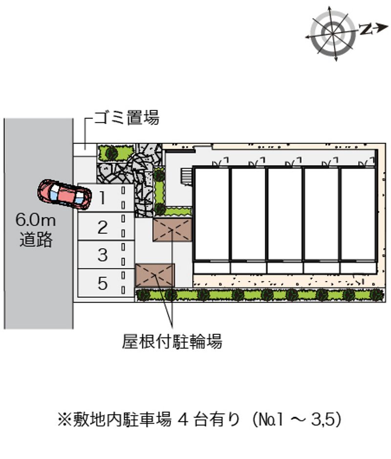 クレイノプランドール桜ヶ丘 配置図
