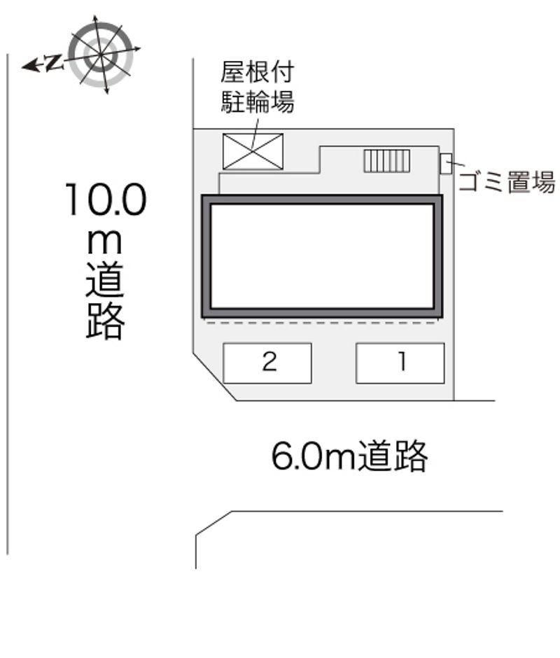 レオパレスフローラ 配置図
