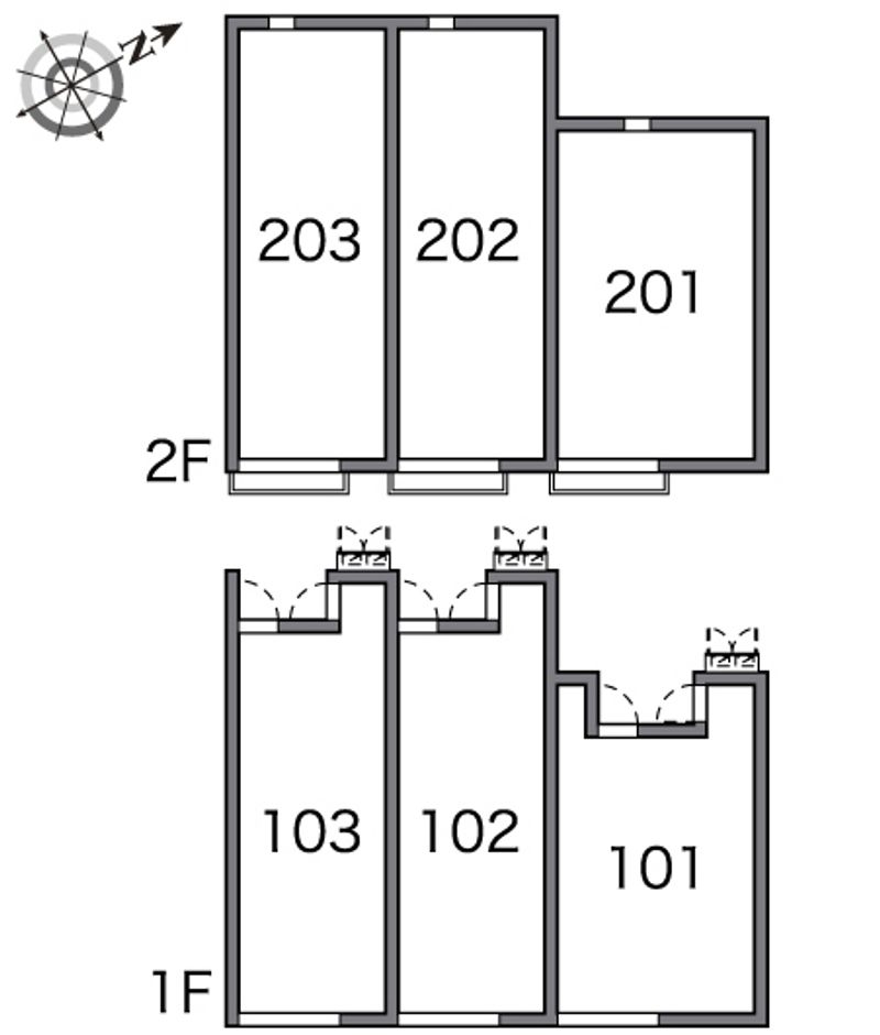 レオネクストエール 間取配置図