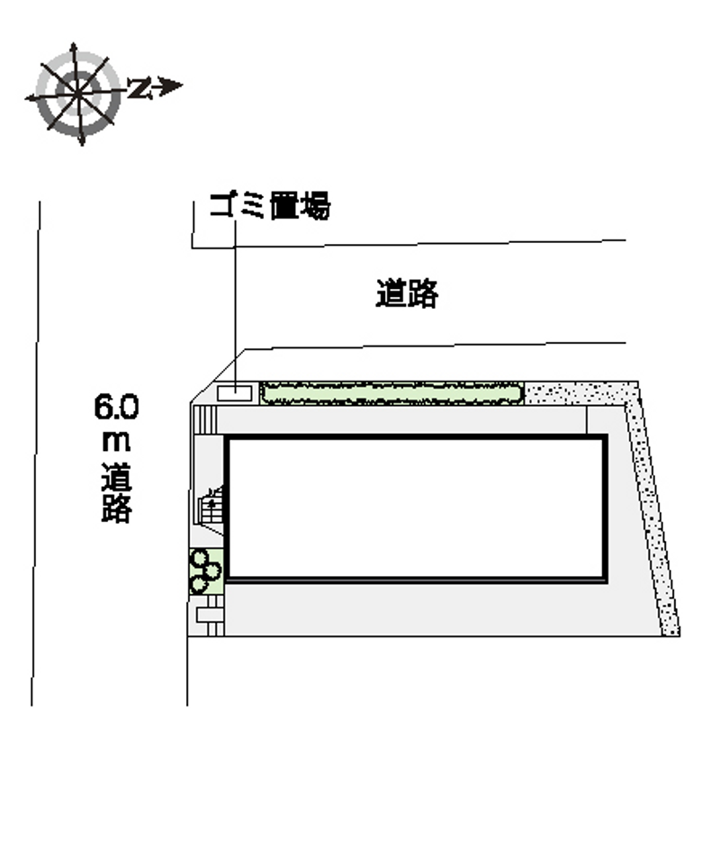 レオパレスネオライフ江古田Ⅱ 配置図