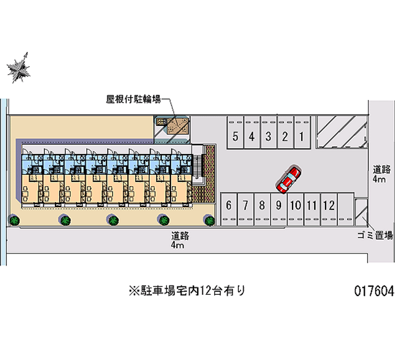 レオパレスｏａｓｉｓ 月極駐車場