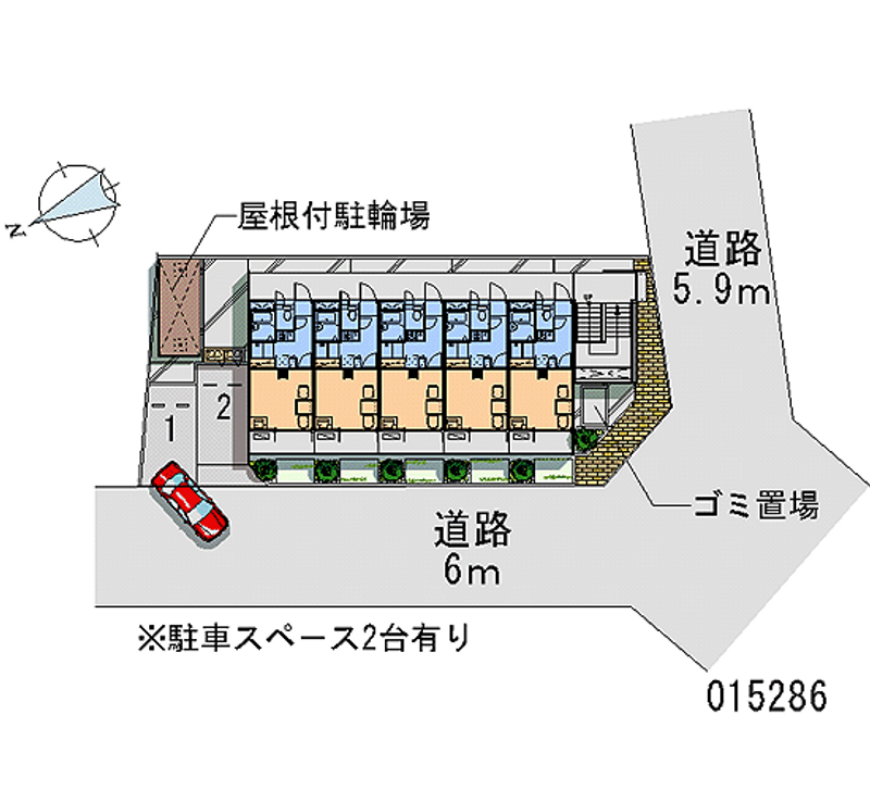 レオパレス鈴ヶ森 区画図