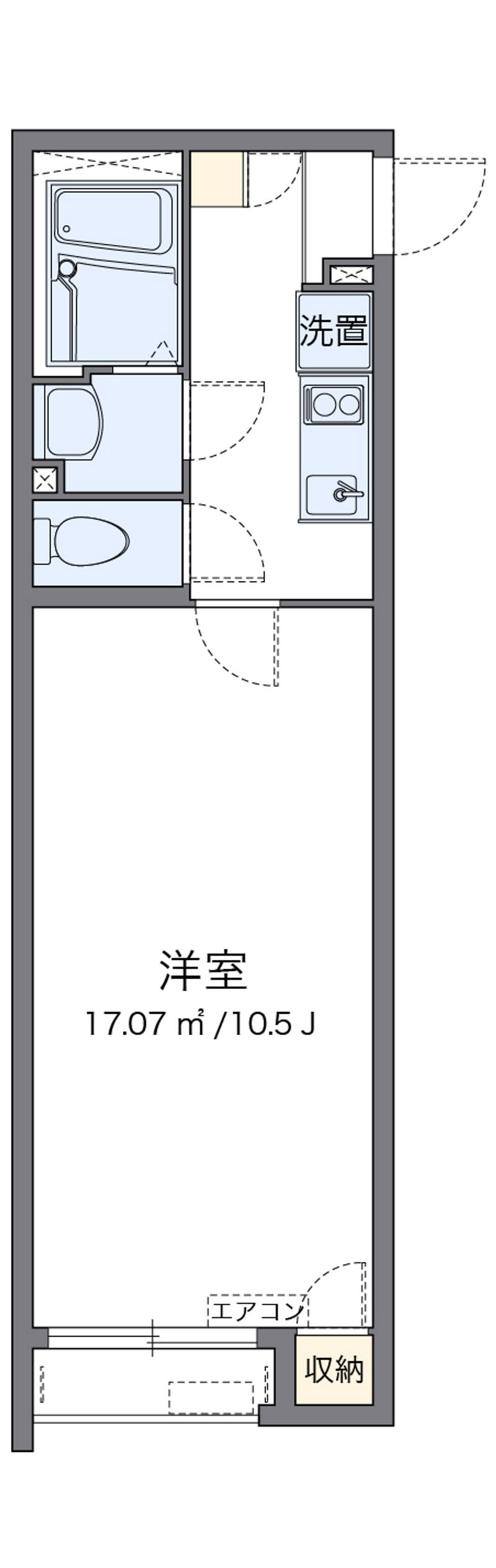 クレイノリヴェールⅣ 間取図